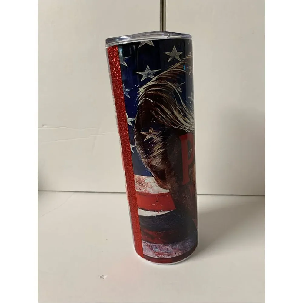 We the People want Trump back Handmade 20 oz Stainless Steel Tumbler
